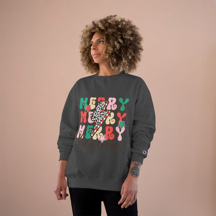 Christmas themed Champion Sweatshirt