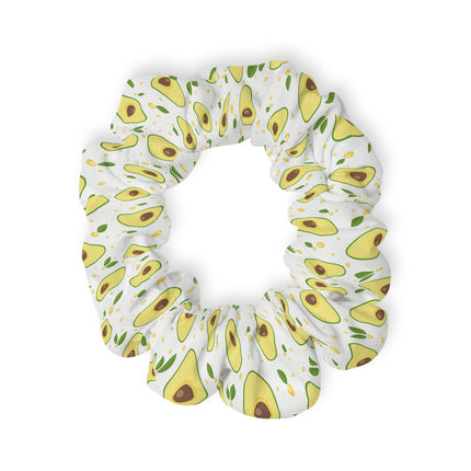 Cute Avacado Pattern design themed Scrunchie