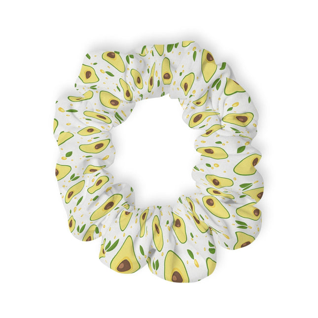 Cute Avacado Pattern design themed Scrunchie