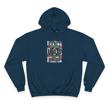 Typography themed Champion Hoodie