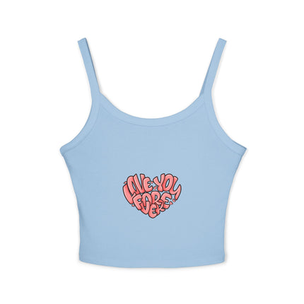 Typografie Themen Damen Spaghetti Strap Tank Top 