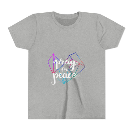 Kurzärmeliges Jugend-T-Shirt mit Typografie-Motiv