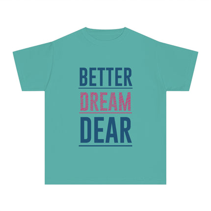 Typography themed Youth Midweight Tee
