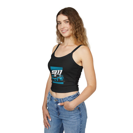 Auto-Enthusiasten Themen Damen Spaghetti Strap Tank Top 