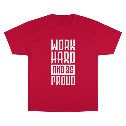 Champion-T-Shirt mit Typografie-Motiv