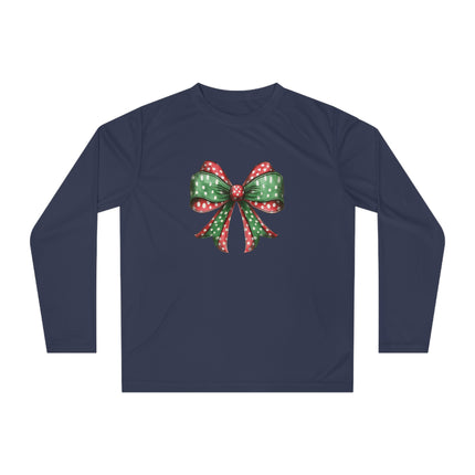 Christmas themed Unisex Performance Long Sleeve Shirt