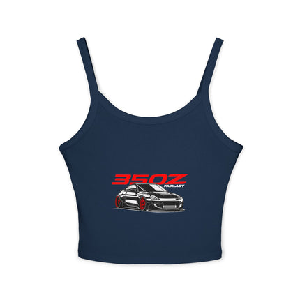 Auto-Enthusiasten Themen Damen Spaghetti Strap Tank Top 