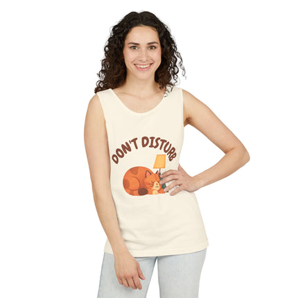 Dont Disturb Graphic design Unisex Garment-Dyed Tank Top