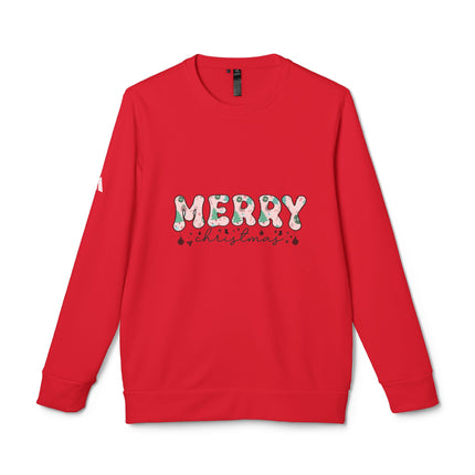 Christmas themed Adidas Unisex Fleece Crewneck Sweatshirt