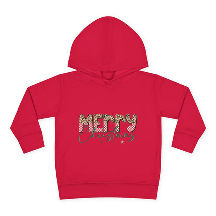 Christmas themed Toddler Pullover Fleece Hoodie