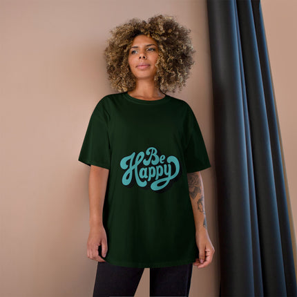 Champion-T-Shirt mit Typografie-Motiv