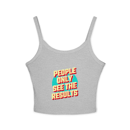 Typografie Themen Damen Spaghetti Strap Tank Top 