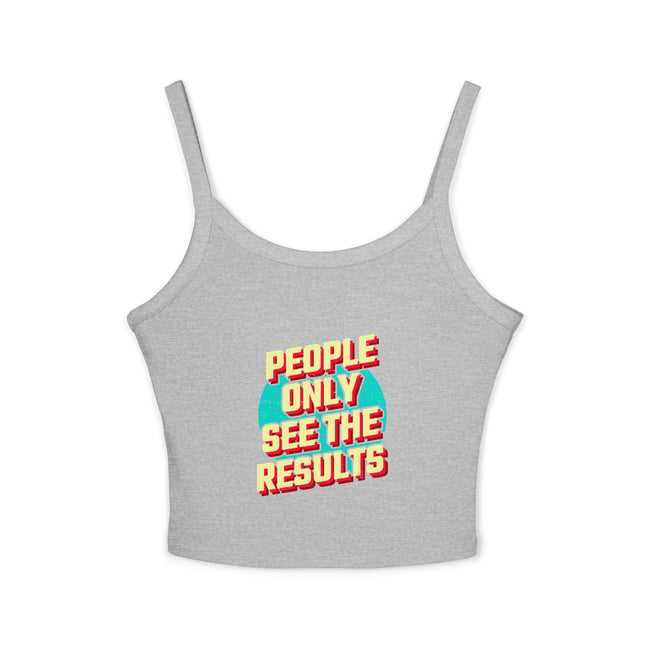 Typografie Themen Damen Spaghetti Strap Tank Top 