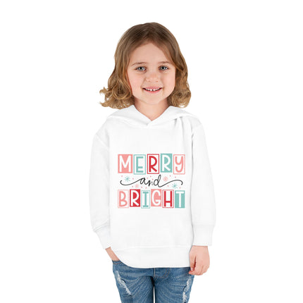 Christmas themed Toddler Pullover Fleece Hoodie