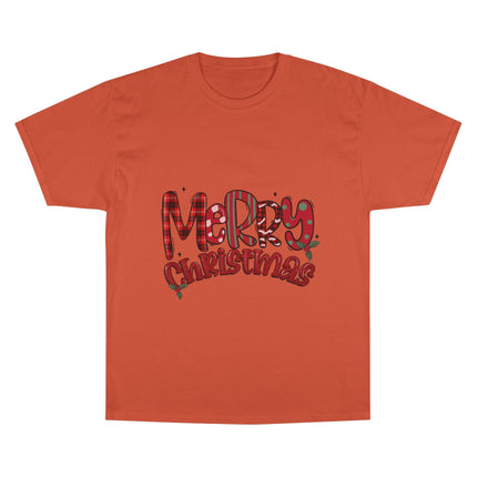 Champion-T-Shirt mit Weihnachtsmotiv