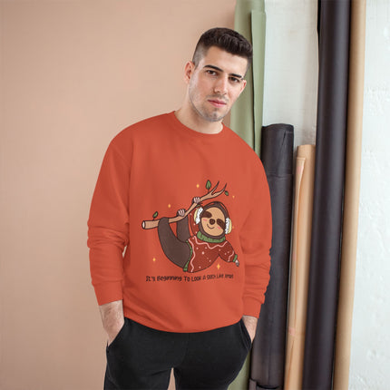 Christmas themed Champion Sweatshirt