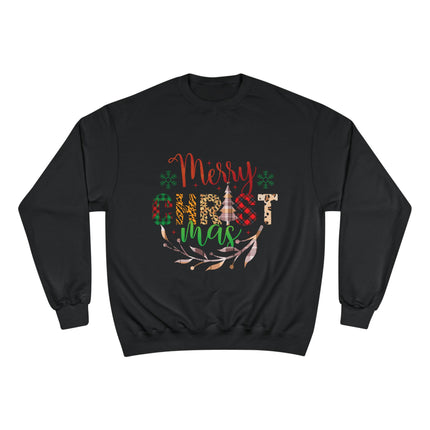 Christmas themed Champion Sweatshirt