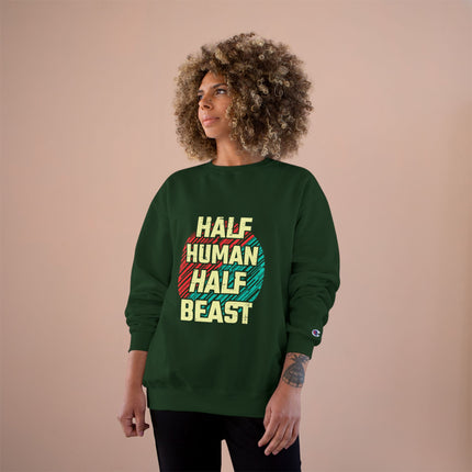 Champion-Sweatshirt mit Typografie-Motiv