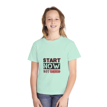 Typography themed Youth Midweight Tee
