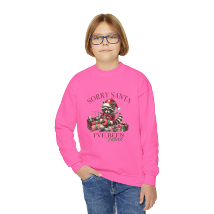 Christmas themed Youth Crewneck Sweatshirt