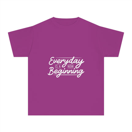 Typography themed Youth Midweight Tee