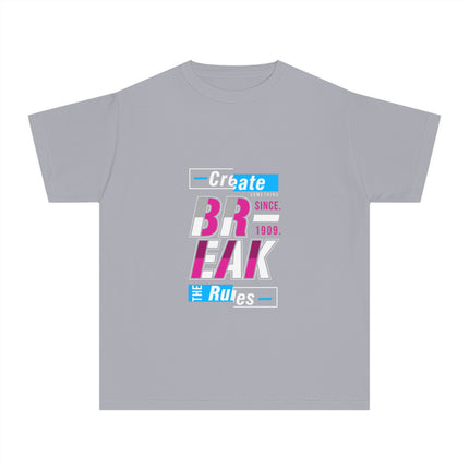 Typography themed Youth Midweight Tee