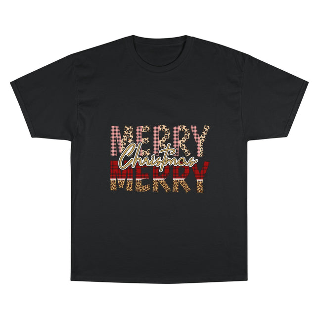 Champion-T-Shirt mit Weihnachtsmotiv