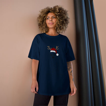 Champion-T-Shirt mit Weihnachtsmotiv