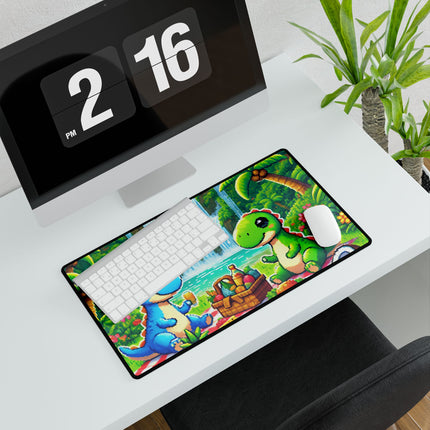 Cute 2 Dino design themed Desk Mats