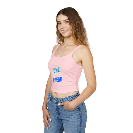 Typografie Themen Damen Spaghetti Strap Tank Top 