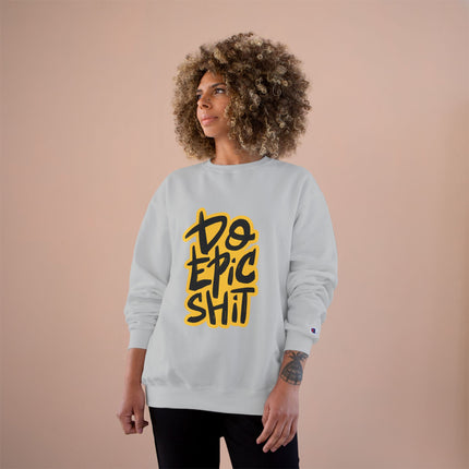 Champion-Sweatshirt mit Typografie-Motiv