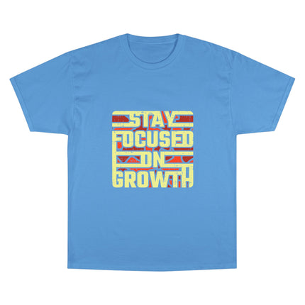 Champion-T-Shirt mit Typografie-Motiv