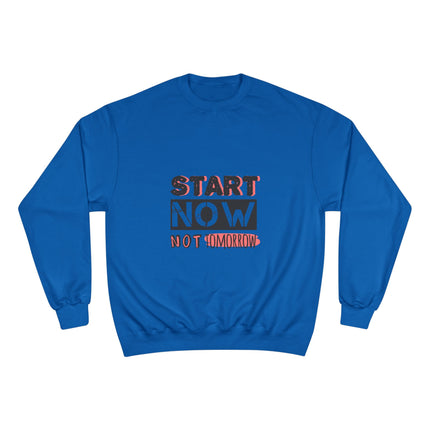 Champion-Sweatshirt mit Typografie-Motiv