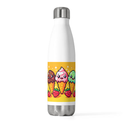 Entzückende 20oz Isolierflasche mit Eistüten-Design 