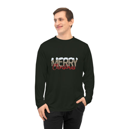 Christmas themed Unisex Performance Long Sleeve Shirt