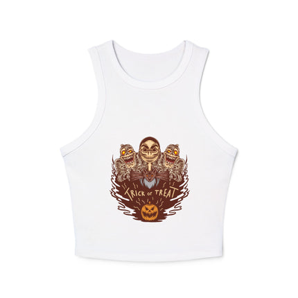 Halloween themed Women's Micro Rib Racer Tank Top