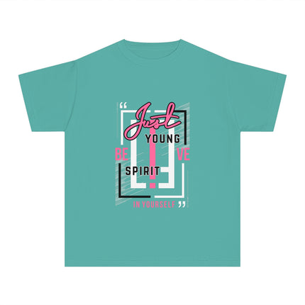 Typography themed Youth Midweight Tee