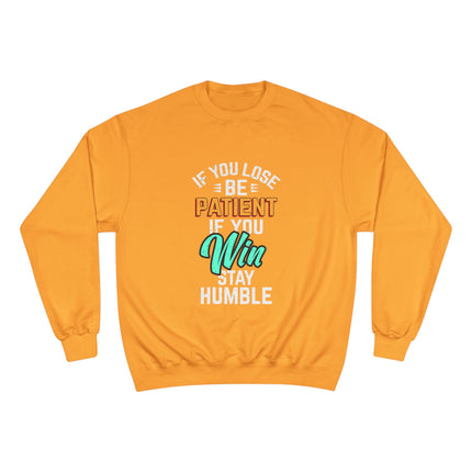Champion-Sweatshirt mit Typografie-Motiv
