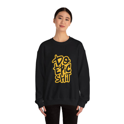 Unisex Heavy Blend Crewneck Sweatshirt mit Typografie-Motiv