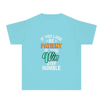 Typography themed Youth Midweight Tee