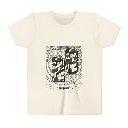 Typography themed Youth Short Sleeve Tee