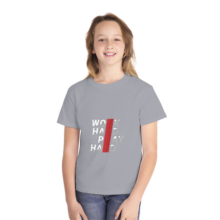 Typography themed Youth Midweight Tee