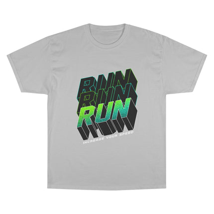 Champion-T-Shirt mit Typografie-Motiv