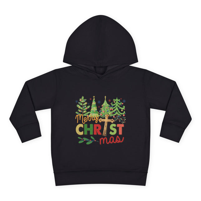 Christmas themed Toddler Pullover Fleece Hoodie