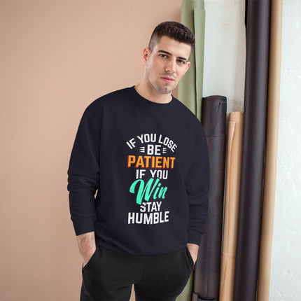 Champion-Sweatshirt mit Typografie-Motiv