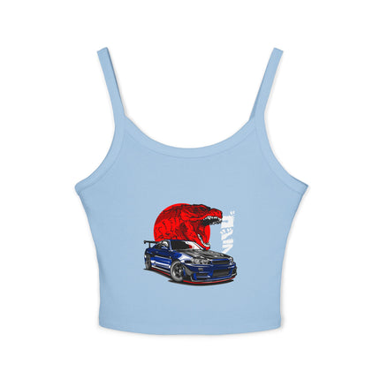 Auto-Enthusiasten Themen Damen Spaghetti Strap Tank Top 