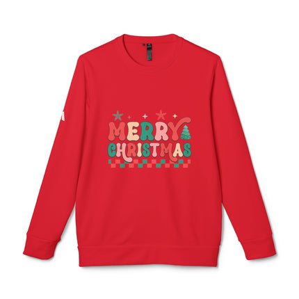 Christmas themed Adidas Unisex Fleece Crewneck Sweatshirt