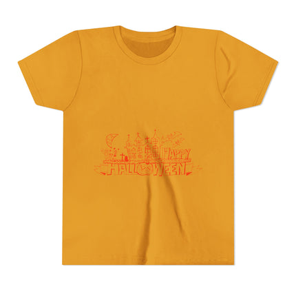 Halloween-Kurzarm-T-Shirt für Jugendliche