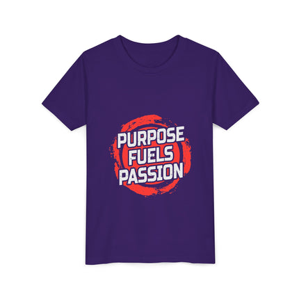 Kurzärmeliges Jugend-T-Shirt mit Typografie-Motiv