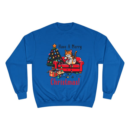 Christmas themed Champion Sweatshirt